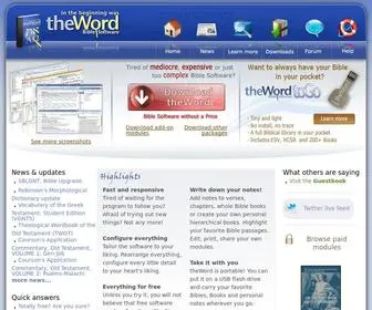 Theword.net(Priceless Bible Software) Screenshot