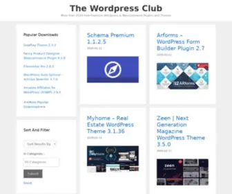 Thewordpressclub.org(See relevant content for) Screenshot