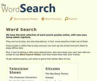 Thewordsearch.com(Word Search Puzzles) Screenshot