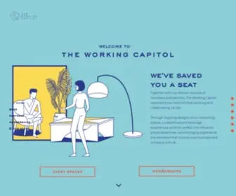 Theworkingcapitol.com(Coworking & Events) Screenshot