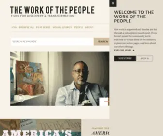 Theworkofthepeople.com(The Work Of The People) Screenshot