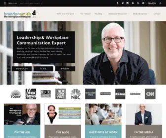 Theworkplacetherapist.com(Brandon Smith Leadership Consulting & Coaching) Screenshot