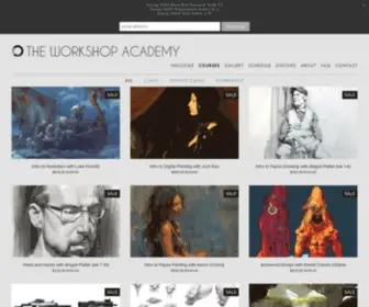 Theworkshopacademy.net(The workshop academy) Screenshot