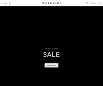 Theworkshopshoes.com(The Workshop) Screenshot