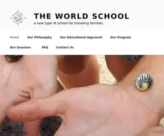 TheWorld.school(A new type of school for traveling families) Screenshot