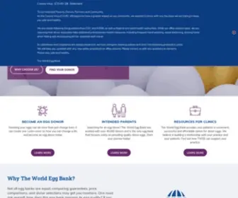 Theworldeggbank.com(The World Egg Bank in Phoenix Arizona) Screenshot