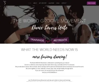 TheWorldgroovemovement.com(The World GROOVE Movement) Screenshot