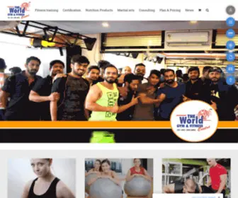 TheWorldgym.net(The fitness Club) Screenshot