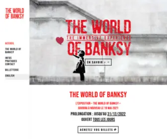 TheWorldofbanksy.fr(The World of Banksy) Screenshot