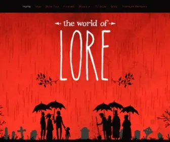Theworldoflore.com(The World of Lore) Screenshot
