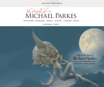 Theworldofmichaelparkes.com(Michael Parkes) Screenshot