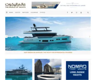 Theworldofyachts.com(The World of Yachts & Boats Magazine) Screenshot