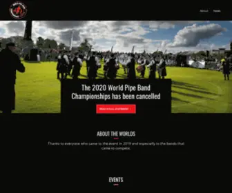 TheWorlds.co.uk(World Pipe Band Championships) Screenshot