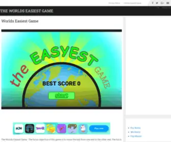 Theworldseasiestgame.com(﻿﻿ The Worlds Easiest Game) Screenshot