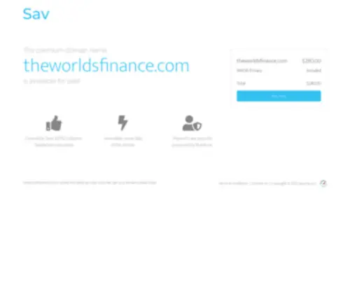 Theworldsfinance.com(The Worlds Finance) Screenshot
