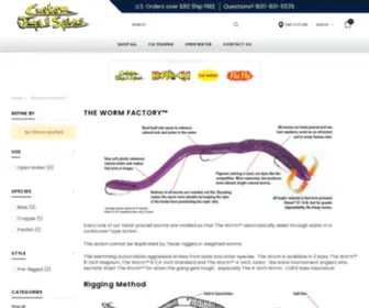 Thewormfactory.com(The Worm Factory) Screenshot
