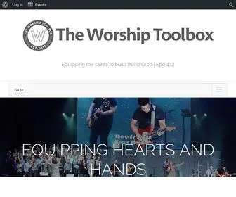 Theworshiptoolbox.com(Equipping the saints to build the church) Screenshot