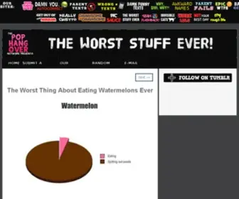 Theworststuffever.com(The Worst Stuff Ever) Screenshot