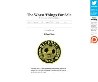 Theworstthingsforsale.com(The Worst Things For Sale) Screenshot