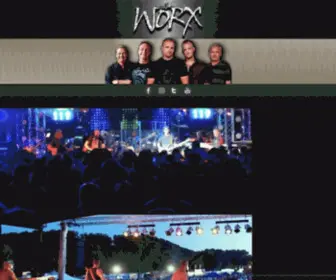 Theworxband.com(The Worx of Virginia Official Band Web Site) Screenshot