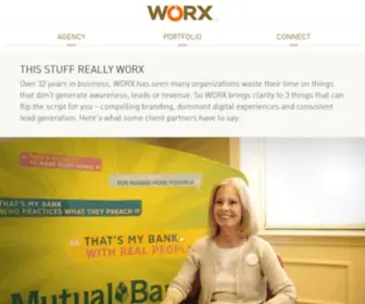 Theworxgroup.com(Worx Branding &amp; Advertising) Screenshot