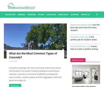 Thewowdecor.com(The Wow Decor) Screenshot