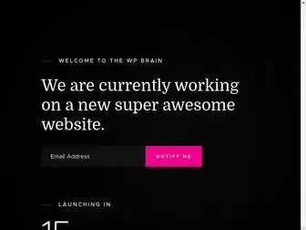 Thewpbrain.com(The WP Brain) Screenshot