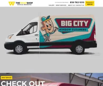 Thewrapshopla.com(Vehicle Wrapping Los Angeles) Screenshot