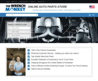 Thewrenchmonkey.com(TheWrenchMonkey Auto Parts USA) Screenshot