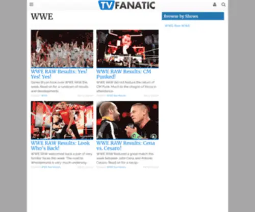 Thewrestlingpost.com(TV Fanatic) Screenshot