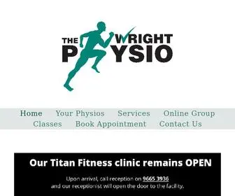 Thewrightphysio.com.au(The Wright Physio) Screenshot