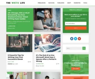 Thewritelife.com(The Write Life) Screenshot