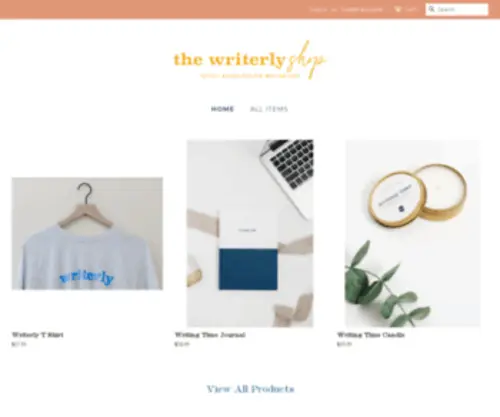 Thewriterlyshop.com(Hope) Screenshot