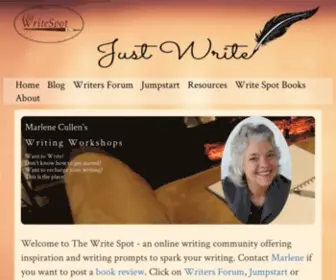 Thewritespot.us(The Write Spot) Screenshot