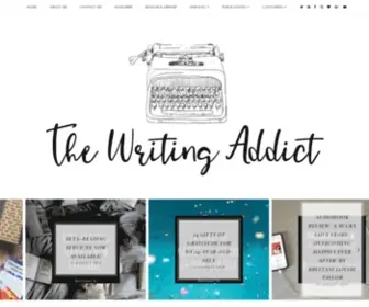 Thewritingaddict.org(The Writing Addict) Screenshot