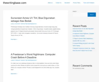 Thewritingbase.com(The Writing Base) Screenshot