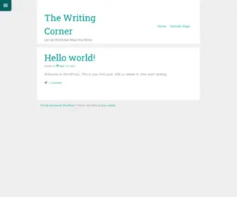 Thewritingcorner.net(The Writing Corner) Screenshot