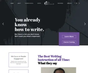 Thewritingloft.com(The Writing Loft) Screenshot