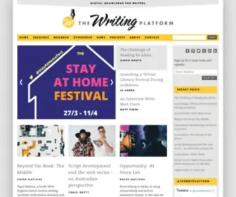 Thewritingplatform.com(The Writing Platform) Screenshot