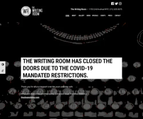 Thewritingroomnyc.com(The Writing Room) Screenshot