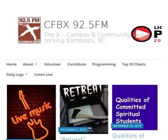 Thex.ca(The X) Screenshot