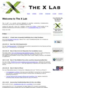 Thexlab.com(The X Lab) Screenshot