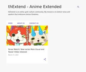 Thextend.com(Anime Extended) Screenshot