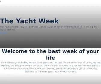Theyachtweek.com(The Yacht Week) Screenshot
