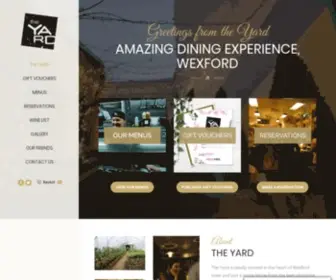 Theyard.ie(Restaurant. Music Venue. The Yard) Screenshot