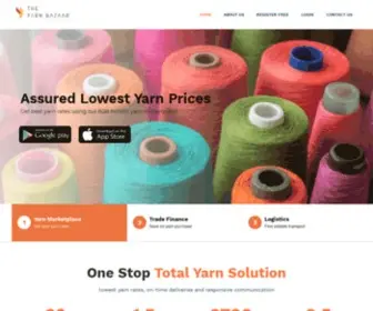 Theyarnbazaar.com(The yarn bazaar) Screenshot