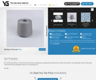 Theyarnguru.com(The Yarn Guru India Inc) Screenshot