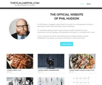 Theycallmephil.com(Phil Hudson) Screenshot