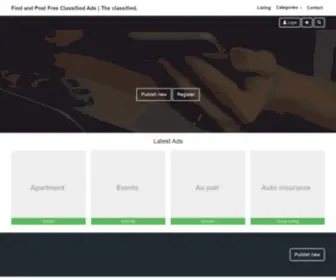 Theyclassifieds.com(Find and Post Free Classified Ads) Screenshot