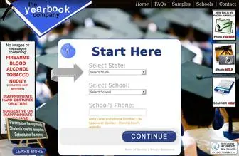 Theyearbookcompany.com(The yearbook company) Screenshot